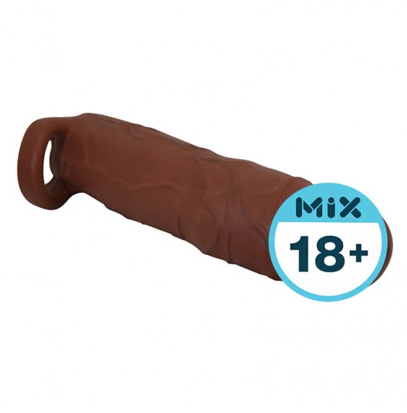 PRETTY LOVE - Gerd Extended Penis Sleeve (L:19.5cm - D:4cm) PRETTY LOVE - Gerd Extended Penis Sleeve (L:19.5cm - D:4cm)